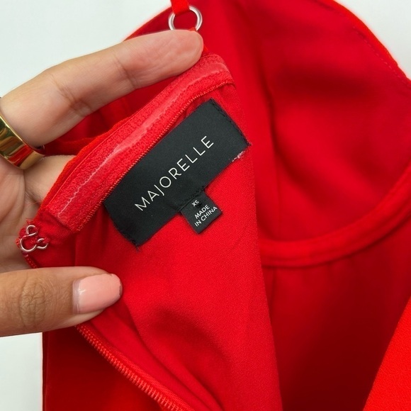 Majorelle Zelda Fitz Gown Sleeveless Chiffon Floral Lace High Low Maxi Dress XS - Picture 11 of 14